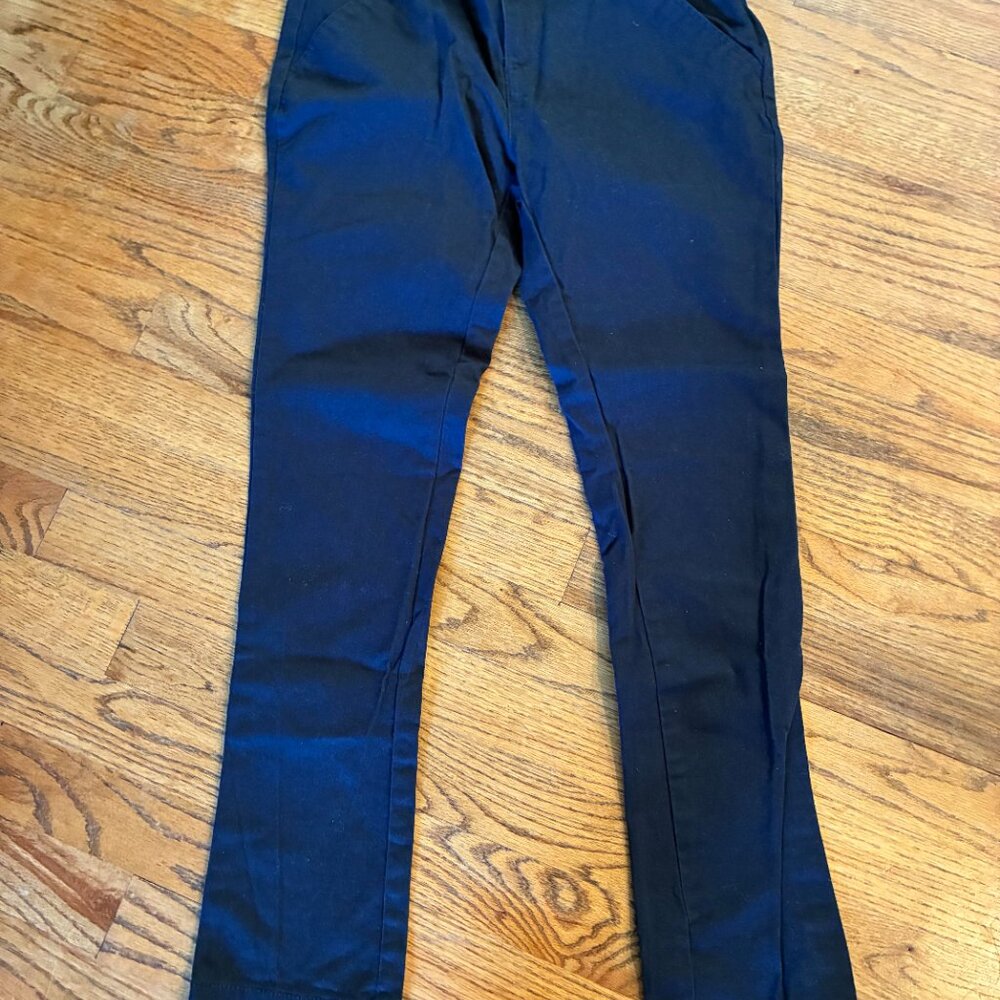OLD NAVY NWOT Girl School Uniform Ink Blue Navy Skinny Pants Size 14
